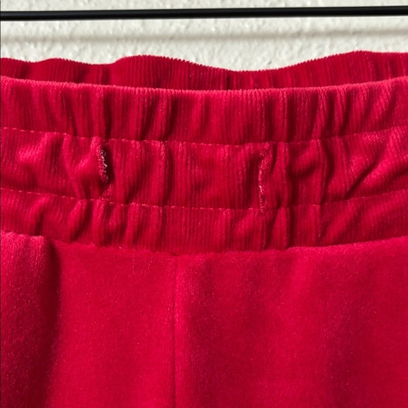 Torrid Women’s Plus Size Velour Super Soft Lounge Sleep Pant, 1/1X, Red - Picture 3 of 7